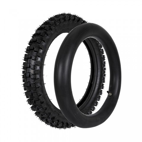 90/100-16 3.25-16 Rear Tire w/ Tube Dirt Bike Quad Off-Road Motorcycle 